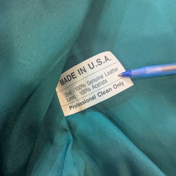 Lariat Women's Green Suede Leather Fringe Jacket Rodeo Cowgirl Aztec Size Large - Picture 9 of 14